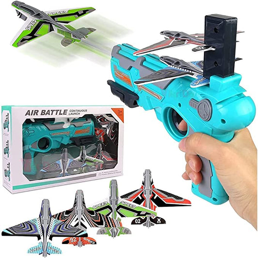 Airplane Launcher Toy Catapult Aircrafts Gun